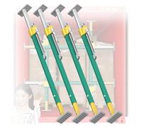 Cargo Bar, Adjustable 2.3m-2.6m Heavy Duty Load Divider for Pickup Truck Bed, Aluminum for Secure Transport - Set of 3 with Non-Skid Pads
