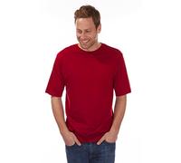 Cargo Bay Mens Plain Crew Neck T Shirt Jersey Plain Casual Basic S M L XL XXL Red