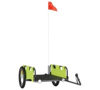 Cargo Bike Trailer Bike Wagon Trolley Cart Red Oxford Fabric and Iron vidaXL