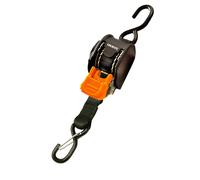 Cargo Buckle Retractable Mini 3G Straps with Dual S-Hooks