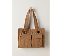 Cargo Canvas Tote at Free People in Olive - female