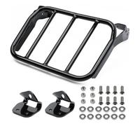 Cargo Carrier Black/Chrome Motorcycle Sissy Bar Luggage Rack For 2018-Up For Softail Fat Boy For FLFB For FLFBS For Breakout For FXBR For FXBRS Motorcycle Luggage Rack