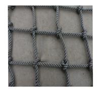 Cargo Climbing Net Outdoor Treehouse Nylon Truck Trailer Nets Playground Heavy Duty Swings Safety Playground(Colour: 12mm-12cm,Size: 1x1m/3.3x3.3ft)(12mm-12cm,1X1m/3.3X3.3ft)