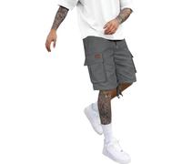 Cargo Combat Shorts for Mens UK with Multi Pockets Casual Elasticated Drawstring Loose Straight Running Fashion Summer Solid Color Workwear Chino Shorts Classic-Fit Gym Outdoor