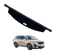 Cargo Cover for Cadillac XT6, Automobile Waterproof Retractable Rear Trunk Parcel Shelf Luggage Shield Privacy Panel Curtain,Leather material