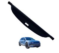 Cargo Cover for Hyundai ioniq5 2022-2023, Automobile Waterproof Retractable Rear Trunk Parcel Shelf Luggage Shield Privacy Panel Curtain,Leather material