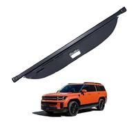 Cargo Cover for Hyundai Santa Fe 2024, Automobile Waterproof Retractable Rear Trunk Parcel Shelf Luggage Shield Privacy Panel Curtain,Leather material