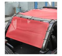 Cargo Cover For Jeep For Wrangler TJ/JK/JL/BJ40L/BJ40Plus 4 Door Sunshade Cover Car Trunk Roof Anti Protection Insulation Bed Rest Net(Red)