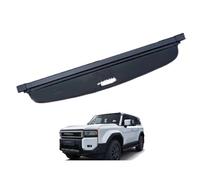 Cargo Cover for Toyota Prado 2024-2025, Automobile Waterproof Retractable Rear Trunk Parcel Shelf Luggage Shield Privacy Panel Curtain,Leather material