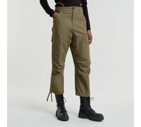 Cargo Cropped Drawcord Pants - Green - Women 26