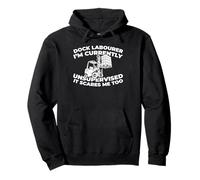 Cargo Handling - Shipping Freight Dock Labourer Pullover Hoodie