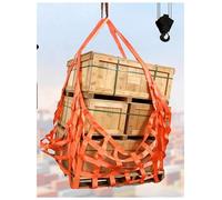 Cargo Hanging Net-Cargo Hoisting Nets Webbing,Polyester Hoisting Net for Safety Lifting Straps for Construction Rigging & Moving,（size_name,300x300cm-1ton-15cmGrid）