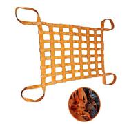 Cargo Hanging Net-Flat Polyester Sling Lifting Net,Cargo Securing Net for Boxes and Pallets,Lifting Net Straps,Safety Lifting Hanging Net,（size_name,3 X 3M/Mesh 10cm/Load 2.5t）
