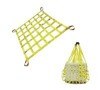Cargo Hanging Net-Hanging Netting for Towing Hoisting, Cargo Net for Pickup Truck Bed, Lifting Cargo Net, Flat Polyester Sling Hoisting Net,（size_name,2 X 2M/Mesh/15cm/Load 2t）