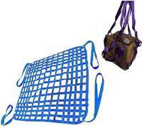 Cargo Hanging Net-Heavy Duty Cargo Lifting Net,Heavy Duty Lifting Slings,Lifting and Moving Net for Loading and Unloading Goods Nylon Sling Nets,（3 X 3M/Mesh 15cm/Load 2T）