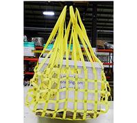 Cargo Hanging Net-Lifting Hoisting Net，Tear-resistant Rope Lifting Net, Crane Pallet Cargo Net, Construction Site Hoisting Net, Sturdy Load-bearing Material,（size_name,3 X 3M/Mesh 20cm/Load