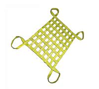 Cargo Hanging Net-Lifting Sling Nets,Safety Lifting Nylon Hanging Netting,Construction Dock Hoist Objects Lifting Net,（3 X 3M/Mesh 15cm/Load 2.5t）