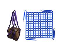 Cargo Hoisting Lifting Nets, Cargo Lifting Net Nylon Polyester Multiple Sizes(3 X 3M/Mesh 15cm/Load 2t)
