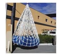 Cargo Hoisting Nets, Hanging Lifting Cargo Net, With Straps For Warehouse/Factory/Construction, Flat Nylon Sling Hoisting Net With 10Cm Square Mesh(2 X 2M/Mesh/15cm/Load 2.5t)