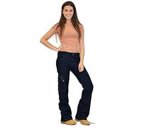 Cargo Jeans for Women UK Wide Leg Combat Cargo Trousers Denim Low Rise Loose Fit Stretch Denim Pants Casual Y2k Streetwear Teen Girls Lounge Wear with Pockets
