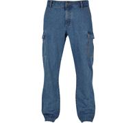 Cargo Jeans Men Urban Classics Straight Leg Cotton Denim New