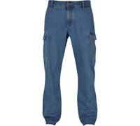 Cargo Jeans Men Urban Classics Straight Leg Cotton Denim New