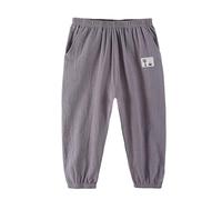 Cargo Joggers for Boy Stretchy Waist Linen Casual Jogging Tapered Sweatpants Cosy Boys Loungewear Bottoms with Pockets Baggy Comfortable Lounge Pants Athletic Lounge Pant Kids Cargo Trousers Grey