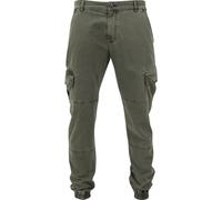 Cargo Jogging Pants UrbanClassics Washed Twill Stretch Leisure Trousers Security