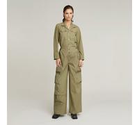 Cargo Jumpsuit - Green - Women M