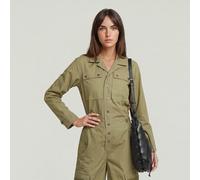 Cargo Jumpsuit - Green - Women XL