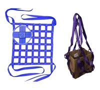 Cargo Lifting Net - Hanging Cargo Hoisting Net, Flat Nylon Sling Hoisting Nets, Safety Lifting Nets Straps, Tear Resistant Cargos Liftings Bag, Load Capacity 0.3-3.5T(3 X 3/Mesh 15cm/Load 2t)