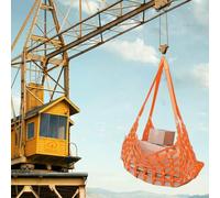 Cargo Lifting Net - Polyester Cargo Hanging Net, Lifting Hoisting Net, Tear Resistant Nylon Cargo Sling Net, Loading And Unloading Garden Lifting Net Straps Handling Straps(4 X 4M/Mesh 15cm/Load 2.5t)