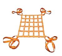 Cargo Lifting Net, Polyester Flat Mesh, Tear Resistant, Square Cargo Net for Construction, Rigging, Moving, Towing, Hoisting Work - 3x3M, 15cm Mesh