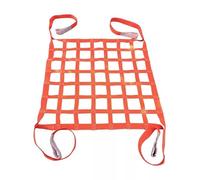Cargo Lifting Net, Safety Lifting Straps with 10cm Grid for Construction Rigging & Moving, 0.3 Ton Capacity, 150x150cm (59.06x59.06in), Heavy-Duty Netting
