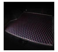 Cargo Mats For Jaguar XF Wagon Sportbrake 2018 Custom Leather Car Trunk Mats Rear Trunk Floor Mat Carpet Interior Accessories Trunk Carpets(Black Red 4pcs)
