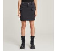 Cargo Mini Skirt - Grey - Women 28