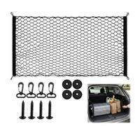 Cargo Net -110 * 60cm Cargo Net for Van, Heavy Duty Elasticated Mesh, Car Boot Net, Ideal Van Accessories, Storage Nets for Campervans, Organiser for Cars, SUVs, Trucks