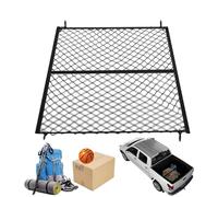 Cargo Net, Double Layer Pickup Cargo Net 1.2 x 2 m, Cargo Net for Pickup with Storage of the Intermediate Trunk Box, Storage Net for High Net Truck