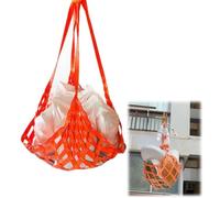 Cargo Net For Lifting With Hoist, Tear-Resistant Lifting Net Straps For Hoisting, Loading & Unloading, Flat Polyester Hanging Netting 4400 Lbs Load Capacity(1 X 1M/Mesh 10cm/Load 2t)