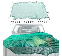 Cargo Net for Pickup Truck Bed with 15 PCS Hook 1.5m x 2.2m/5ft x7.3ft Heavy Duty Luggage Bungee Net for Car Boat SUV Van Trailer Snowmobile Secure Loads