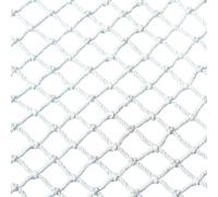 Cargo Net for Trailer SUV Van Car, Stretchable Nylon Storage Net, Child Playground Climbing Safety Protective Nets, Stairs Railing Balcony Netting Bed Anti-Fall (White-10cm Mesh-Rope 8mm,1.5x10m)
