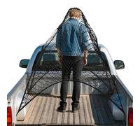 Cargo Net for VAN,Pickup Truck Bed & Van Storage,120cm x 120cm Stretches to 200cm x 200cm,Highly Elastic Cargo Cover,Universal Load Securement Mesh Organizer with 8 Hooks for Cars,SUVs,Campervans