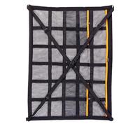 Cargo Net Storage - Overhead Mesh Carrier Organizer, Interior Ceiling Space Saver, Heavy Duty Elastic Netting, Adjustable Buckle Secure Mounting System Vehicle Cabin | Road Trip Camping Travel Gear