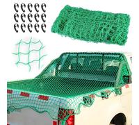 Cargo Nets Heavy Duty, Cargo Net for Pickup Truck Bed with Elastic Rope Cargo Netting for Anti-Fall Truck Safety Trailer Cover Net Elasticated Polyethylene Bungee Netting for Luggage & Gardens(3Mx4M)