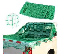Cargo Nets Heavy Duty, Cargo Net for Pickup Truck Bed with Elastic Rope Cargo Netting for Anti-Fall Truck Safety Trailer Cover Net Elasticated Polyethylene Bungee Netting for Luggage & Gardens(3Mx4M)