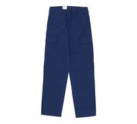 Cargo Pant with Button and Zipper - male - Carhartt Wip - Straight Trousers - Blue - W31 L32 - Trousers W31 L32
