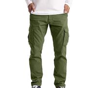 cargo pants for men uk cargo pants slim fitfor men fishing joggers black flared trousers outfit casual mens summer pants lightweight black ripped jeans men slim chinos pants (Army Green, XXXXL)
