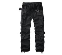 Cargo Pants Women Baggy Camo Tactical Pants Straight Leg Casual Y2K Work Trousers with 9 Pockets No Belt