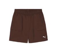Cargo pocket shorts Puma Wardrobe Essentials Relaxed 6" Marron XS