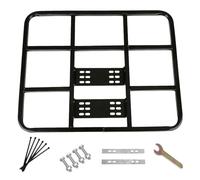 Cargo Rack - Metal Cargo Bikes Rack, Detachable Hitch Carrier | Takeaway Box Bracket, Electric Vehicle Rear Shelf, Heavy-Duty Bicycl Cargo Rack for Food Delivery, E-Bikes, Scooters, Delivery Vehicles